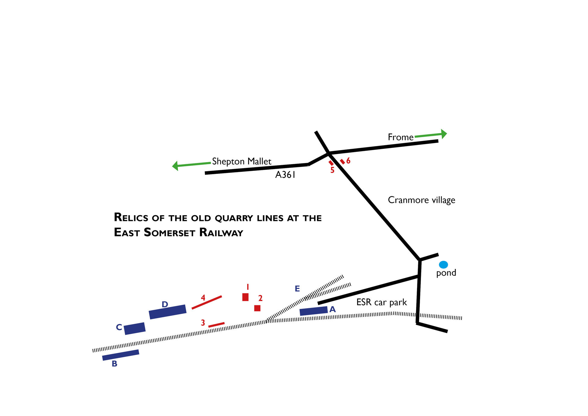 relics of the old quarry line