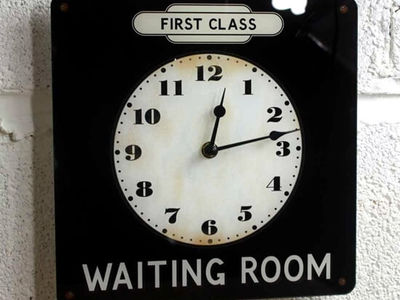 waiting room clock