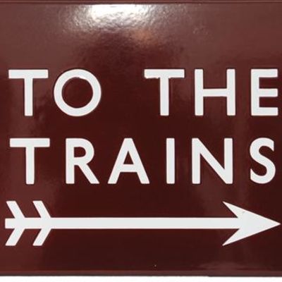 to the trains