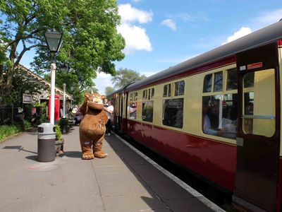 Waving the last train off